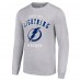 Футболка Tampa Bay Lightning Starter Logo Long Sleeve - Heather Gray