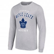Футболка с длинным рукавом Toronto Maple Leafs Starter Logo - Heather Gray