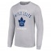 Футболка с длинным рукавом Toronto Maple Leafs Starter Logo - Heather Gray