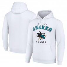 Толстовка San Jose Sharks Starter White Logo