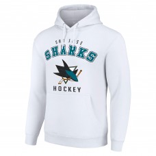 Толстовка San Jose Sharks Starter White Logo