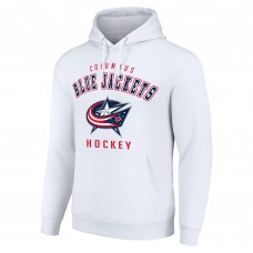 Толстовка Columbus Blue Jackets Starter Logo - White