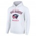 Толстовка Columbus Blue Jackets Starter Logo - White