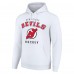 Толстовка New Jersey Devils Starter  Logo - White