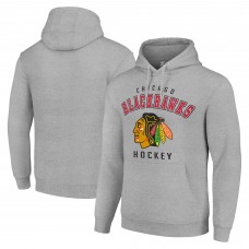 Толстовка Chicago Blackhawks Starter  Logo - Heather Gray