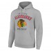 Толстовка Chicago Blackhawks Starter  Logo - Heather Gray