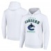 Vancouver Canucks Starter White Logo Pullover Hoodie