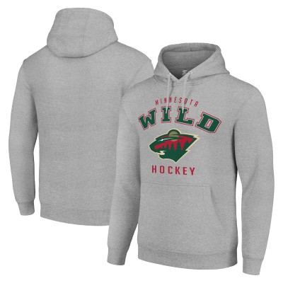 Толстовка Minnesota Wild Starter Heather Gray Logo