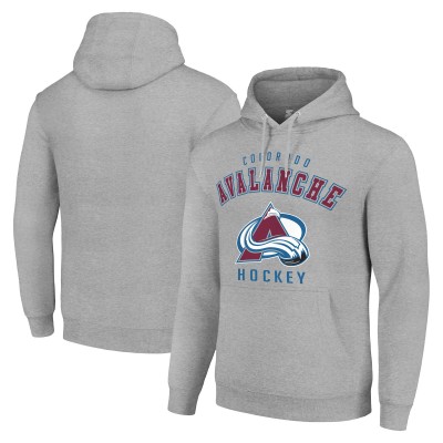 Толстовка Colorado Avalanche Starter Heather Gray Logo