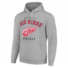 Толстовка Detroit Red Wings Starter Logo - Heather Gray