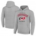 Carolina Hurricanes Starter Heather Gray Logo Pullover Hoodie