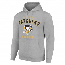 Толстовка Pittsburgh Penguins Starter Heather Gray Logo