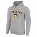 Толстовка Pittsburgh Penguins Starter Heather Gray Logo