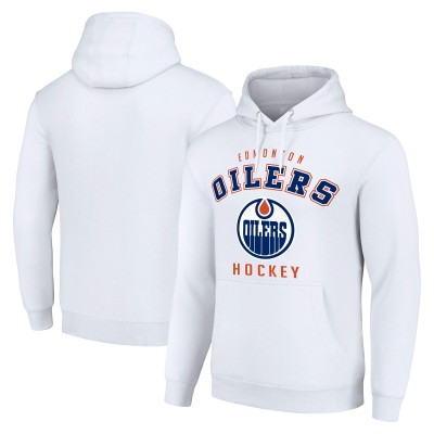 Толстовка Edmonton Oilers Starter White Logo