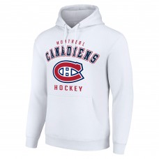 Montreal Canadiens Starter White Logo Pullover Hoodie