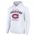 Montreal Canadiens Starter White Logo Pullover Hoodie