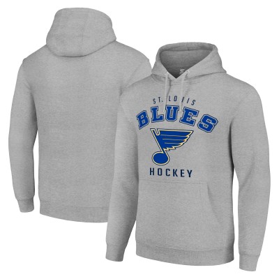 Толстовка St. Louis Blues Starter  Logo - Heather Gray