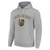 Vegas Golden Knights Starter Heather Gray Logo Pullover Hoodie