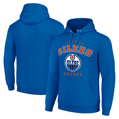 Толстовка Edmonton Oilers Starter Royal Logo