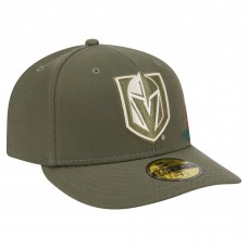 Бейсболка Vegas Golden Knights New Era Olive Tonal Florals 59FIFTY
