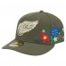 Бейсболка Detroit Red Wings New Era Olive Tonal Florals 59FIFTY