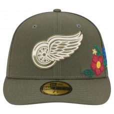 Бейсболка Detroit Red Wings New Era Olive Tonal Florals 59FIFTY Бейсболка Detroit Red Wings New Era Olive Tonal Florals 59FIFTY