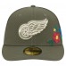 Бейсболка Detroit Red Wings New Era Olive Tonal Florals 59FIFTY
