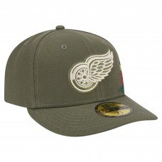 Бейсболка Detroit Red Wings New Era Olive Tonal Florals 59FIFTY Бейсболка Detroit Red Wings New Era Olive Tonal Florals 59FIFTY