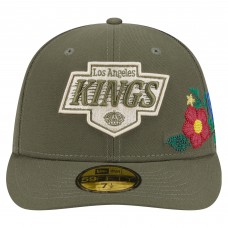 Бейсболка Los Angeles Kings New Era Olive Tonal Florals 59FIFTY