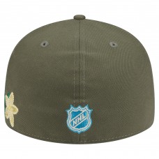Бейсболка Los Angeles Kings New Era Olive Tonal Florals 59FIFTY
