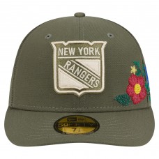 Бейсболка New York Rangers New Era Olive Tonal Florals 59FIFTY Бейсболка New York Rangers New Era Olive Tonal Florals 59FIFTY
