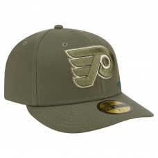 Бейсболка Philadelphia Flyers New Era Olive Tonal Florals 59FIFTY