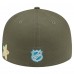 Бейсболка Philadelphia Flyers New Era Olive Tonal Florals 59FIFTY