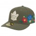 Бейсболка Toronto Maple Leafs New Era Olive Tonal Florals 59FIFTY