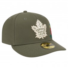 Бейсболка Toronto Maple Leafs New Era Olive Tonal Florals 59FIFTY