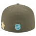 Бейсболка Anaheim Ducks New Era Olive Tonal Florals 59FIFTY