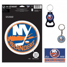New York Islanders WinCraft 4-Pack Key Rings and Magnets Set New York Islanders WinCraft 4-Pack Key Rings and Magnets Set