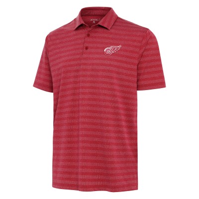 Detroit Red Wings Antigua Urge Polo - Heather Red