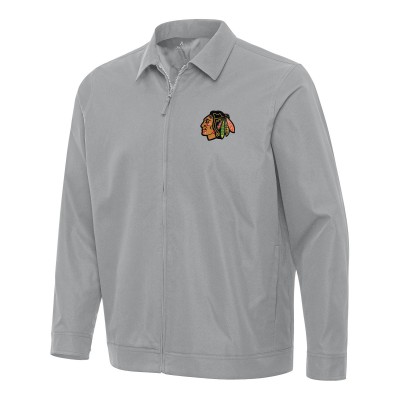 Кофта на молнии Chicago Blackhawks Antigua Pivot - Gray