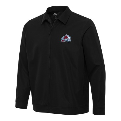 Кофта на молнии Colorado Avalanche Antigua Black Pivot