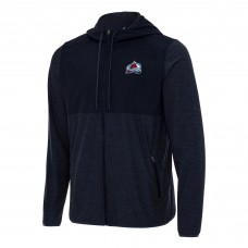 Толстовка на молнии Colorado Avalanche Antigua Navy Sway Jacket