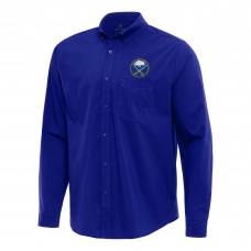 Рубашка Buffalo Sabres Antigua Royal Flight Woven Tri-Blend