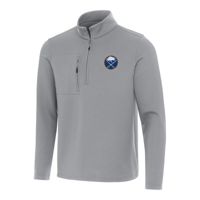 Кофта на короткой молнии Buffalo Sabres Antigua Gray Insider