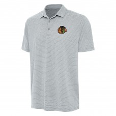 Поло Chicago Blackhawks Antigua Scheme - Heather Gray