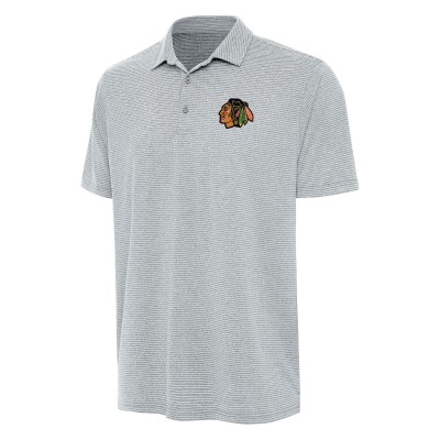 Поло Chicago Blackhawks Antigua Scheme - Heather Gray