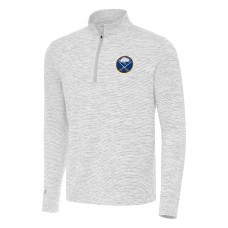 Buffalo Sabres Antigua Gray Cause Quarter-Zip Top