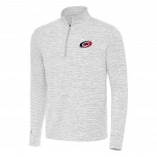 Кофта на короткой молнии Carolina Hurricanes Antigua Gray Cause