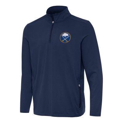 Кофта на короткой молнии Buffalo Sabres Antigua Navy Perilous