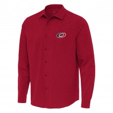 Рубашка Carolina Hurricanes Antigua Red Exposure Woven