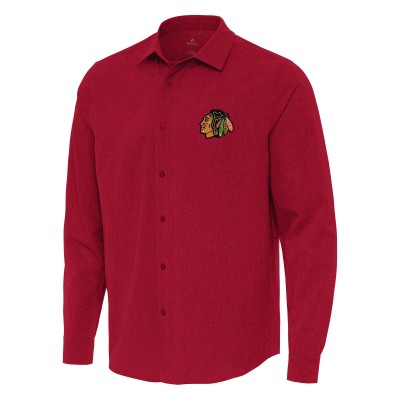 Рубашка Chicago Blackhawks Antigua Exposure Woven - Red